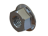 DIN 6923 Гайка шестигранная с фланцем