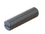 DIN 438 Установочный винт с засверленным концом и прямым шлицем